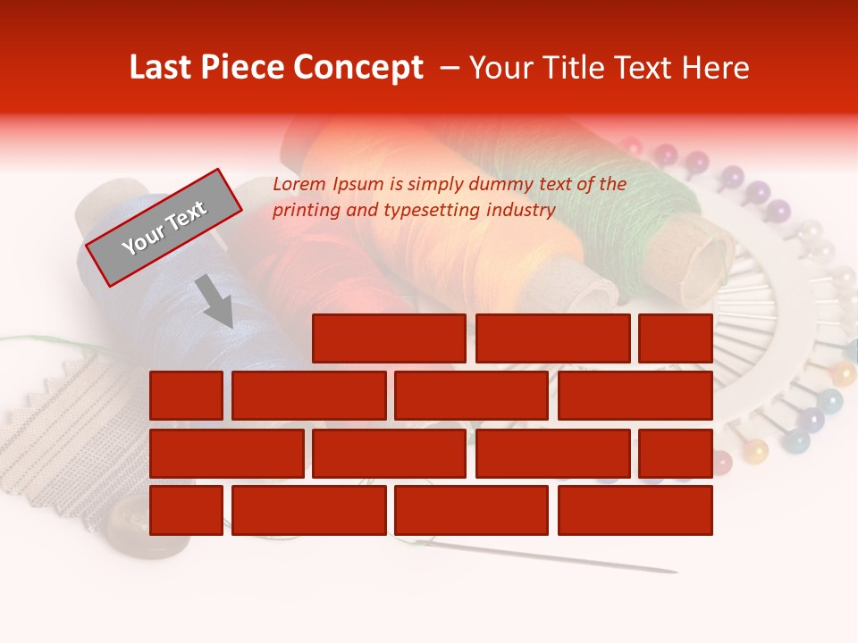 Work Silk Twisted PowerPoint Template