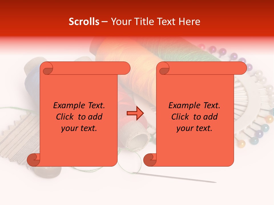 Work Silk Twisted PowerPoint Template