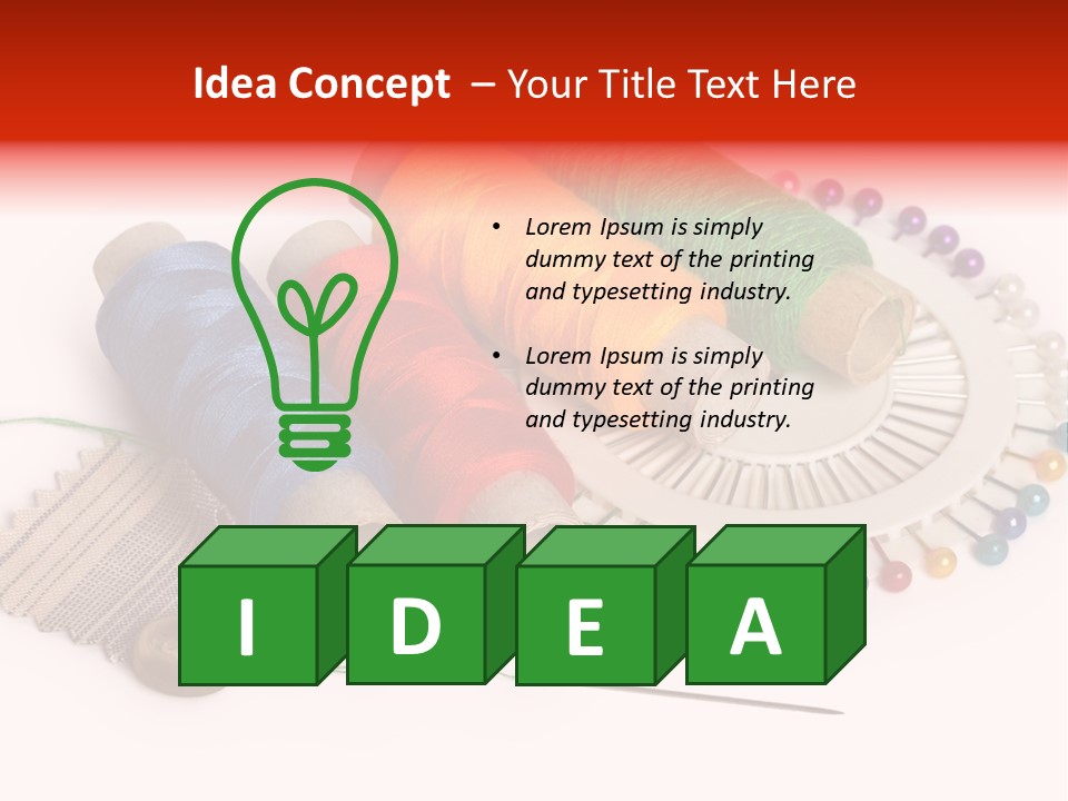 Work Silk Twisted PowerPoint Template