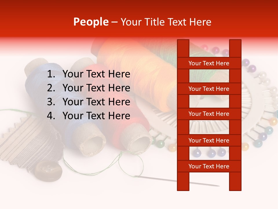 Work Silk Twisted PowerPoint Template