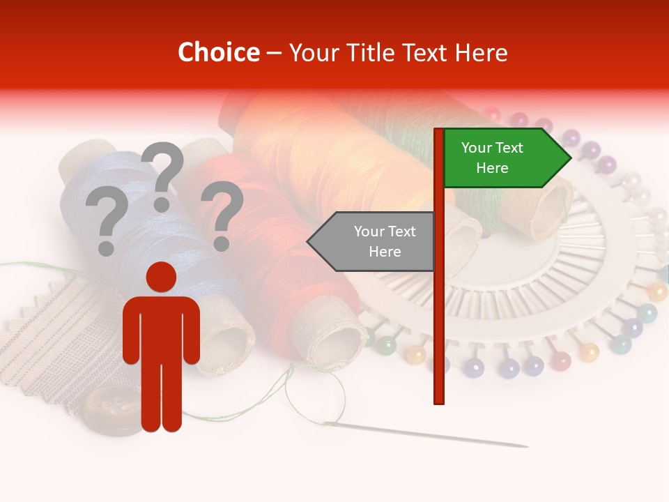 Work Silk Twisted PowerPoint Template