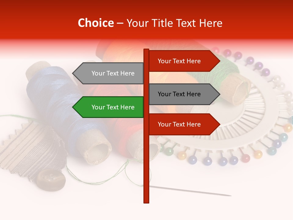 Work Silk Twisted PowerPoint Template