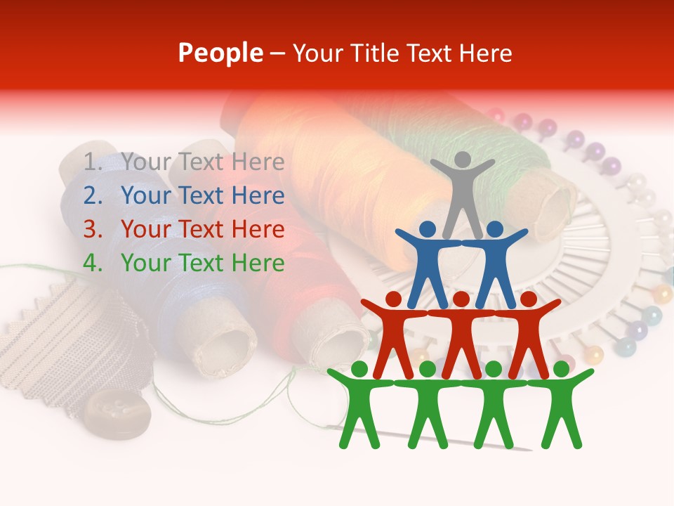 Work Silk Twisted PowerPoint Template