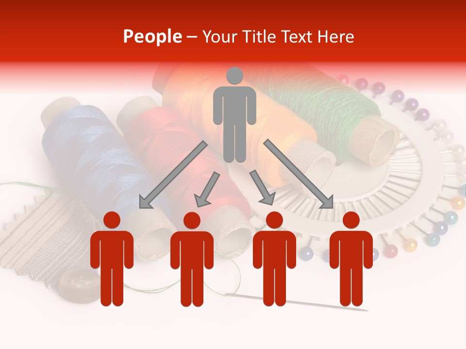 Work Silk Twisted PowerPoint Template