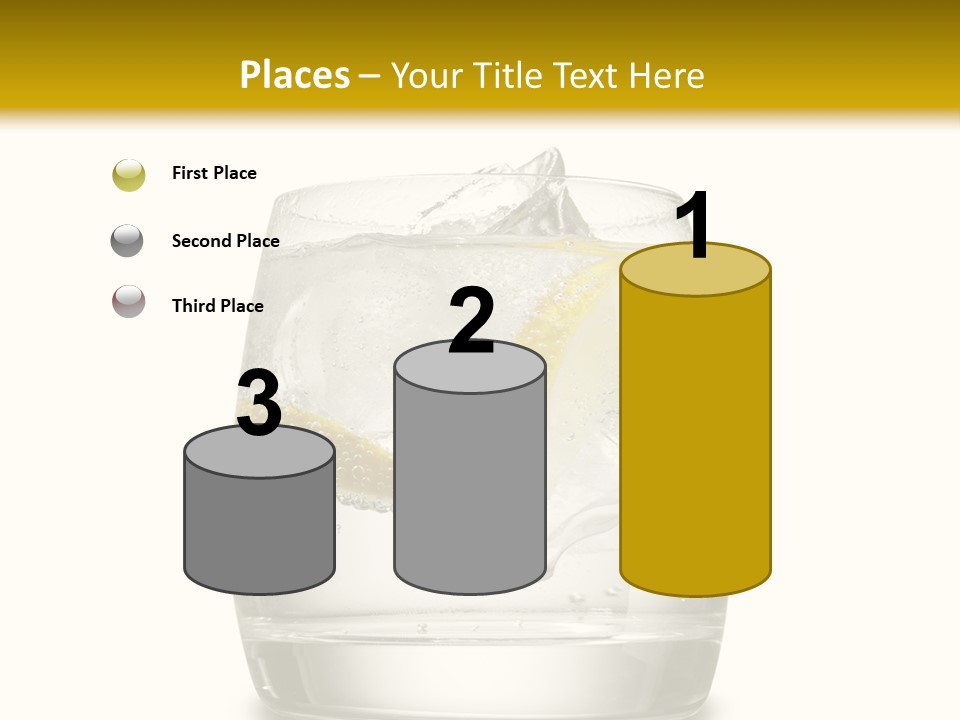 Cocktail Fresh Water PowerPoint Template