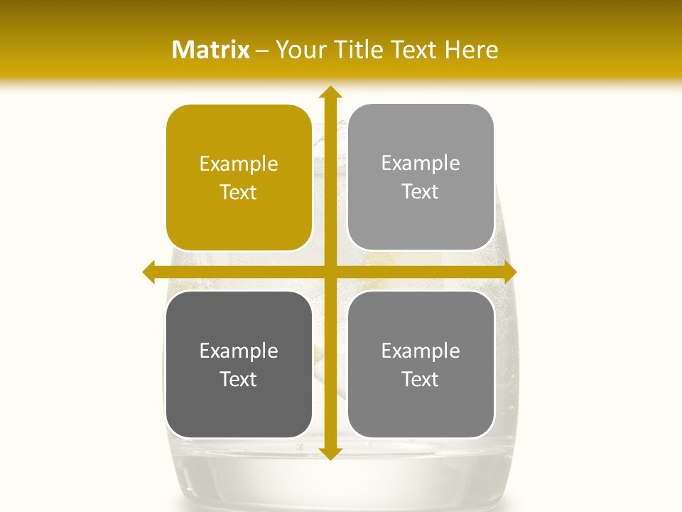 Cocktail Fresh Water PowerPoint Template