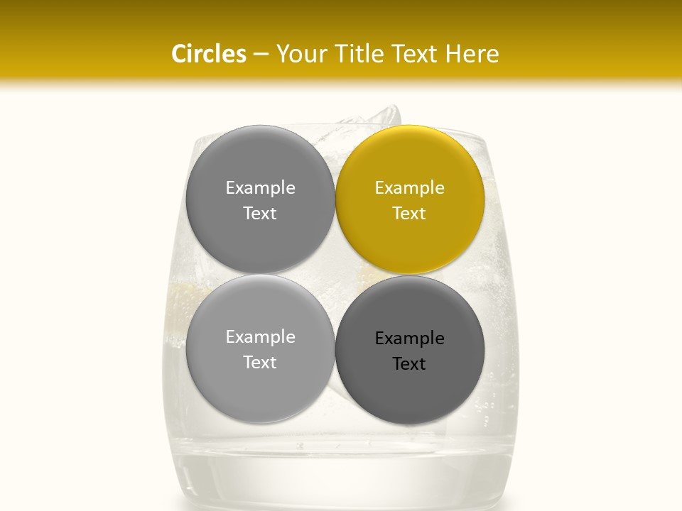 Cocktail Fresh Water PowerPoint Template