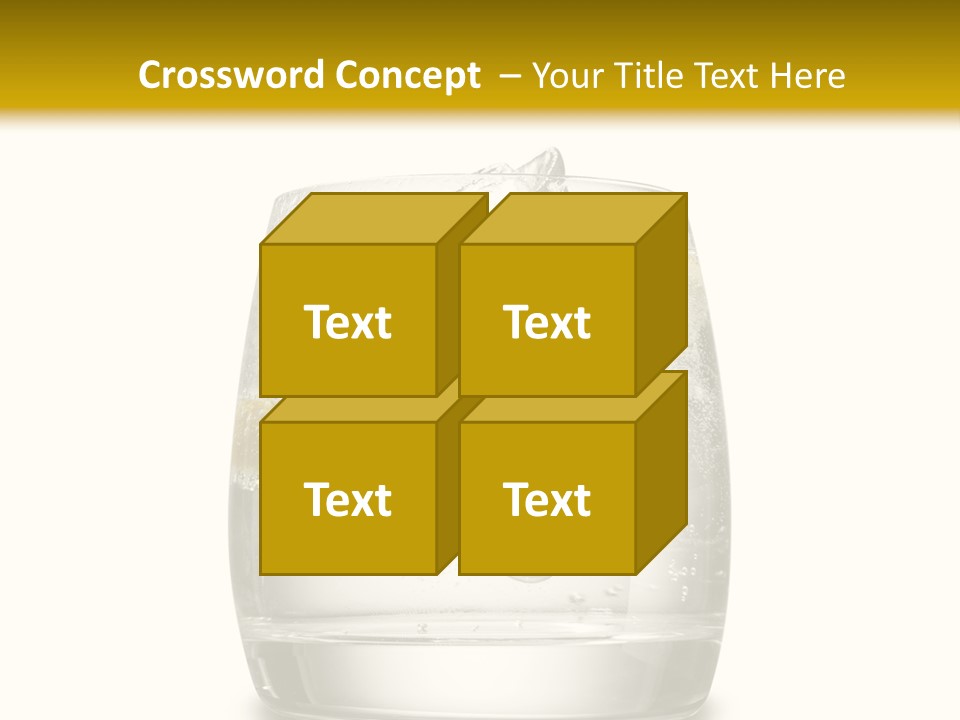 Cocktail Fresh Water PowerPoint Template