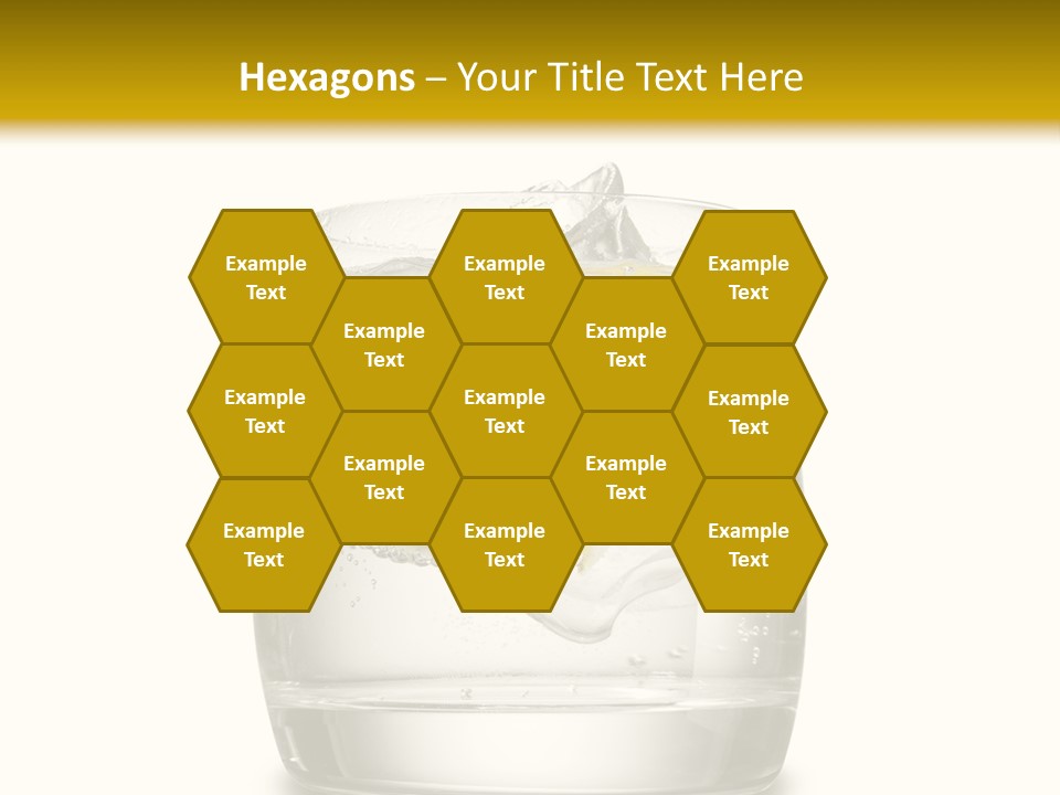 Cocktail Fresh Water PowerPoint Template