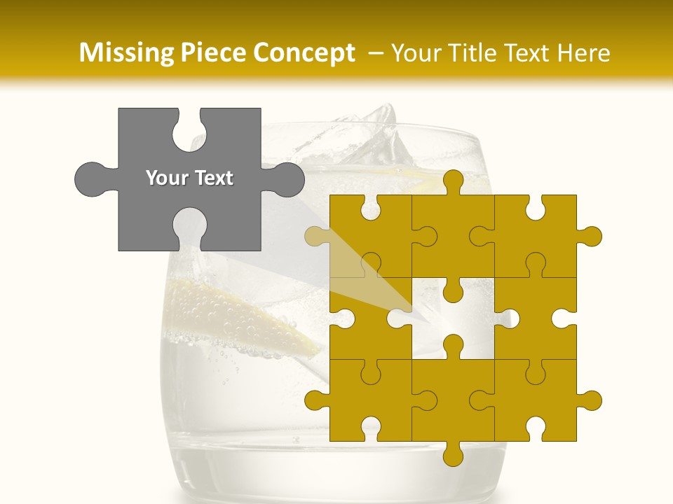 Cocktail Fresh Water PowerPoint Template