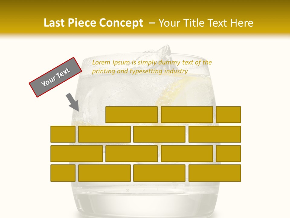 Cocktail Fresh Water PowerPoint Template