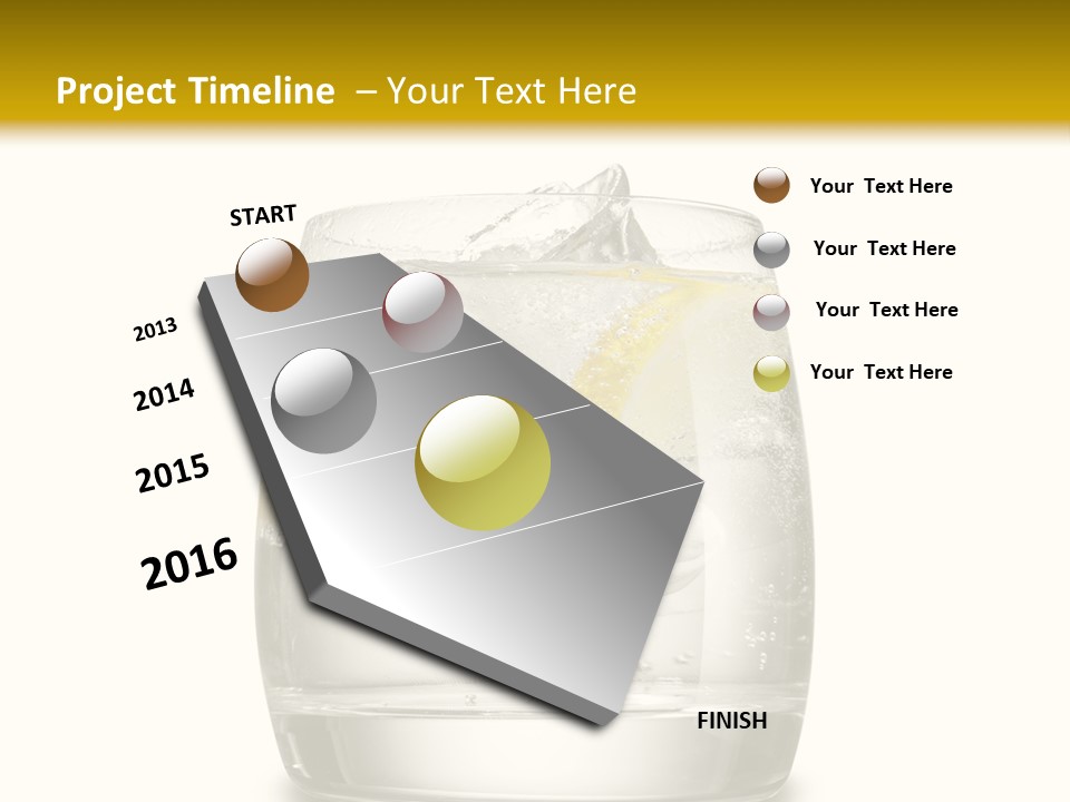 Cocktail Fresh Water PowerPoint Template