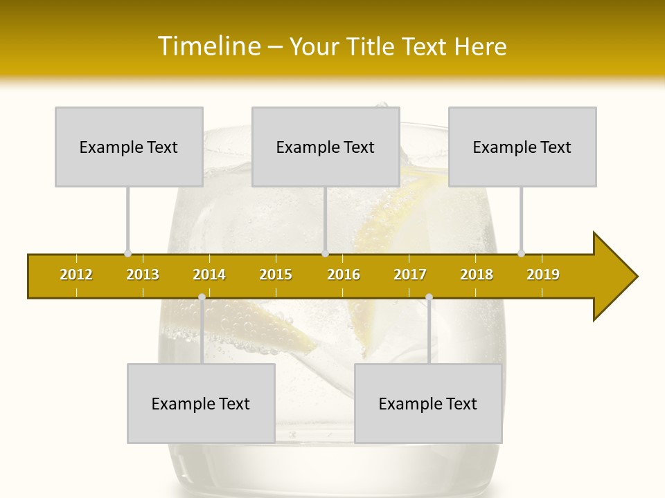 Cocktail Fresh Water PowerPoint Template