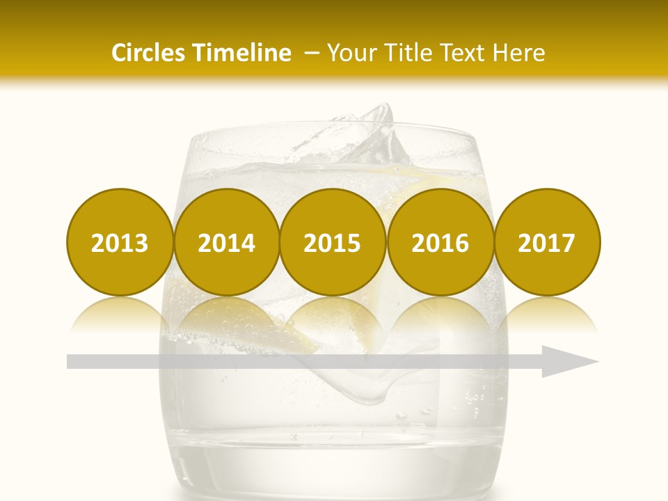 Cocktail Fresh Water PowerPoint Template