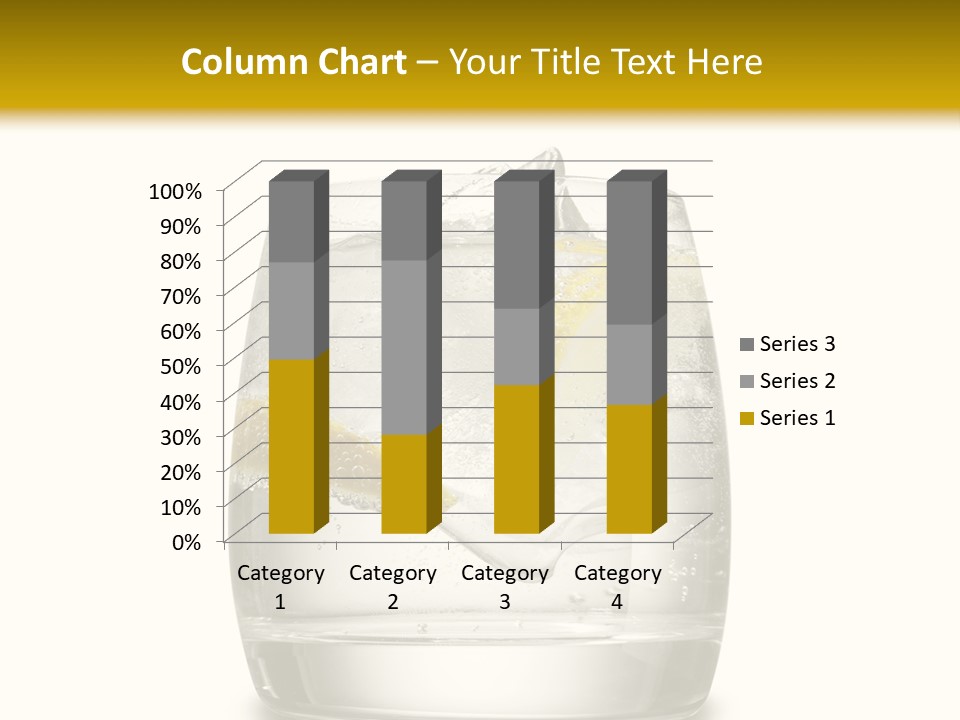 Cocktail Fresh Water PowerPoint Template