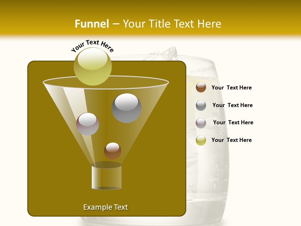 Cocktail Fresh Water PowerPoint Template