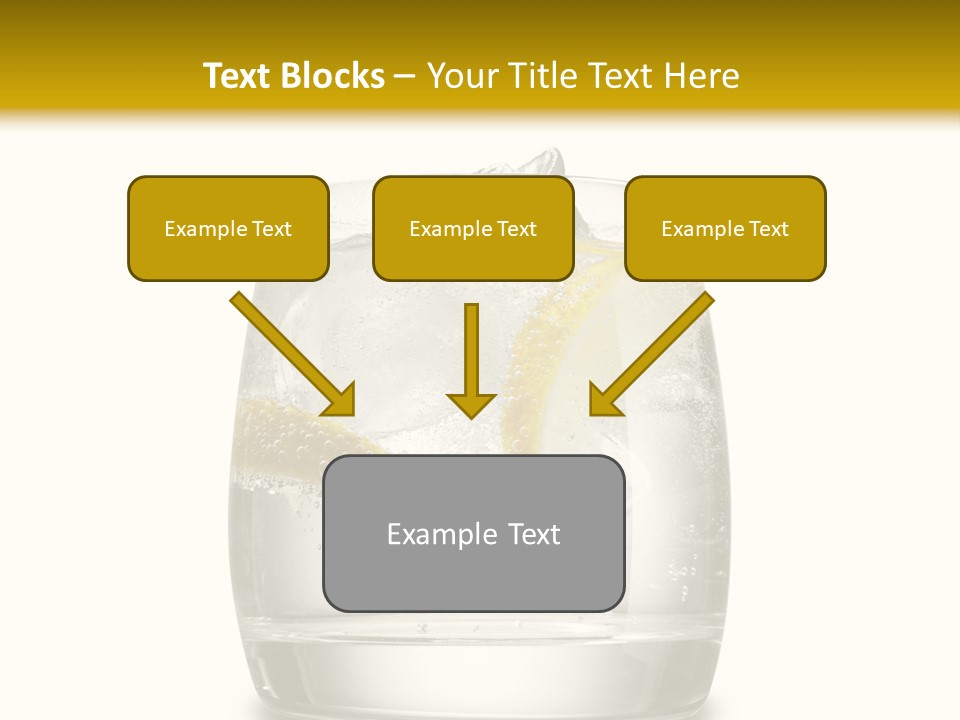 Cocktail Fresh Water PowerPoint Template