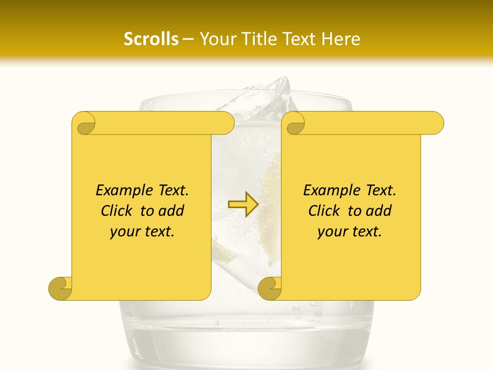 Cocktail Fresh Water PowerPoint Template