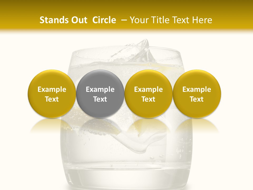 Cocktail Fresh Water PowerPoint Template