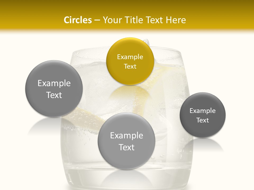 Cocktail Fresh Water PowerPoint Template