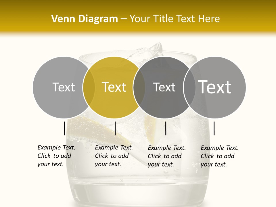 Cocktail Fresh Water PowerPoint Template