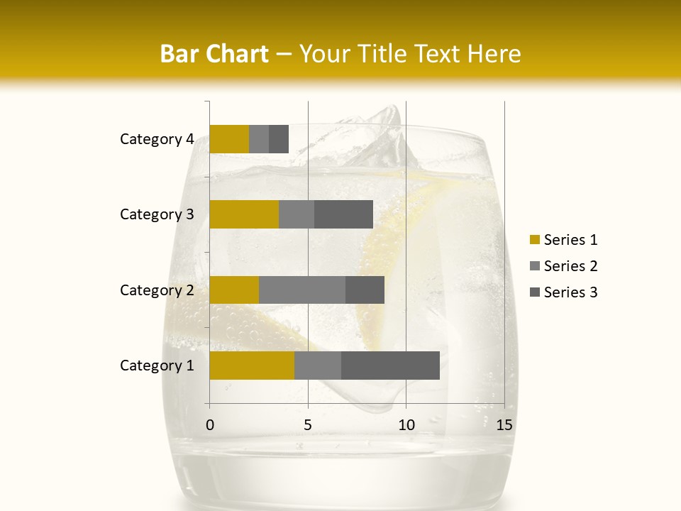 Cocktail Fresh Water PowerPoint Template