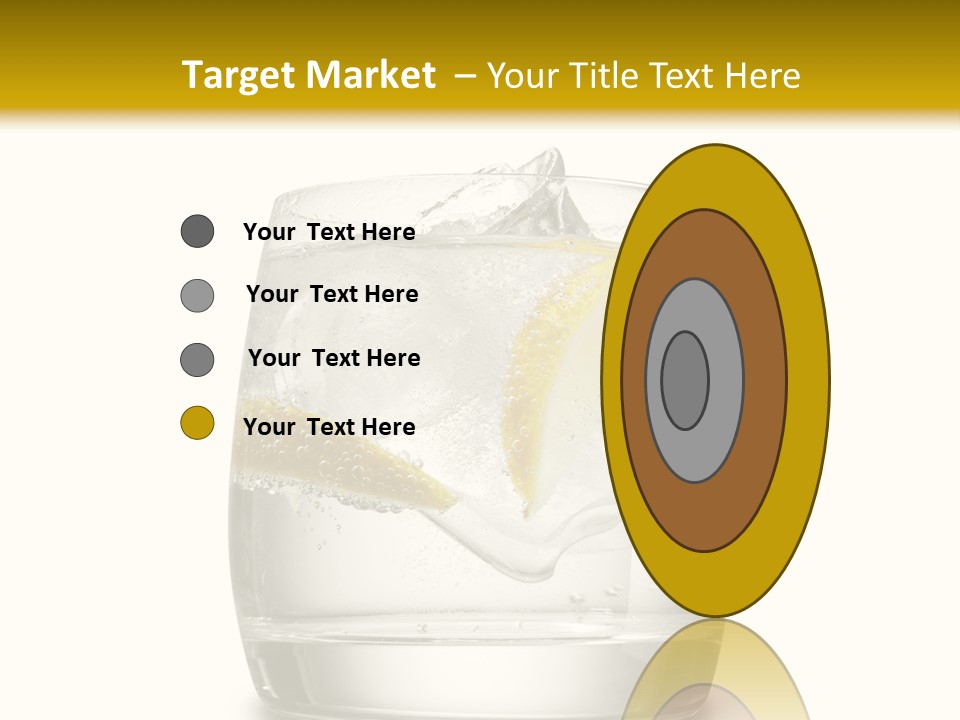 Cocktail Fresh Water PowerPoint Template