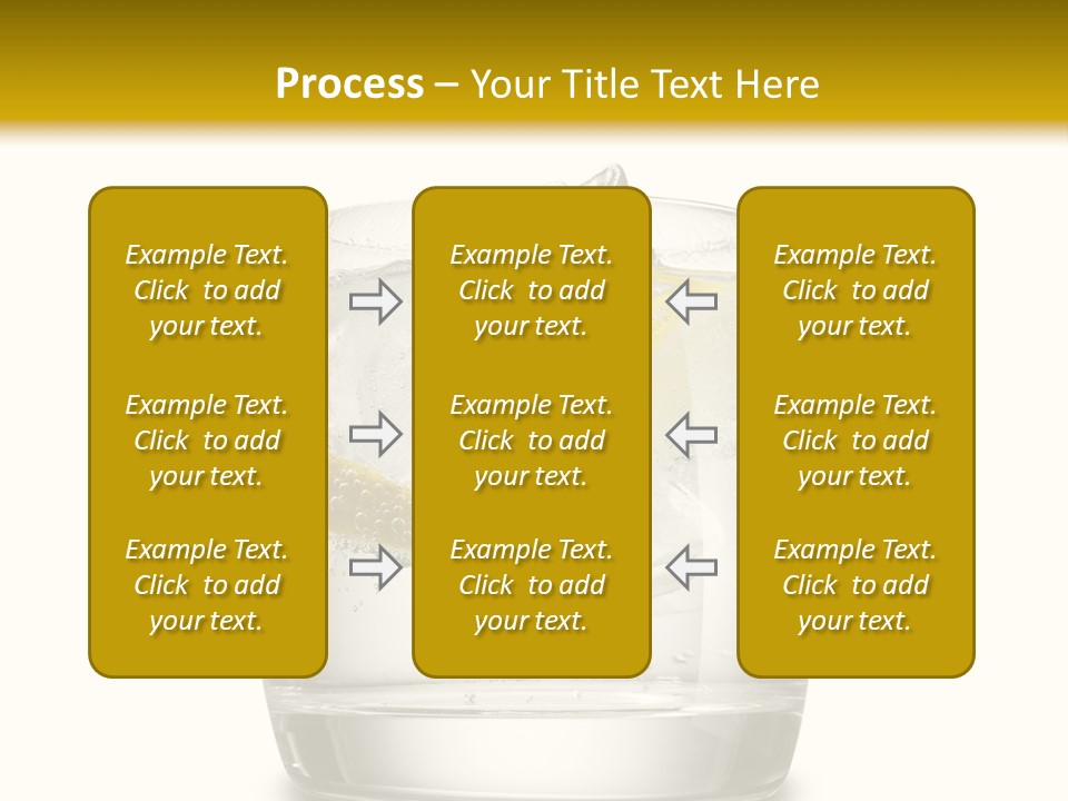 Cocktail Fresh Water PowerPoint Template