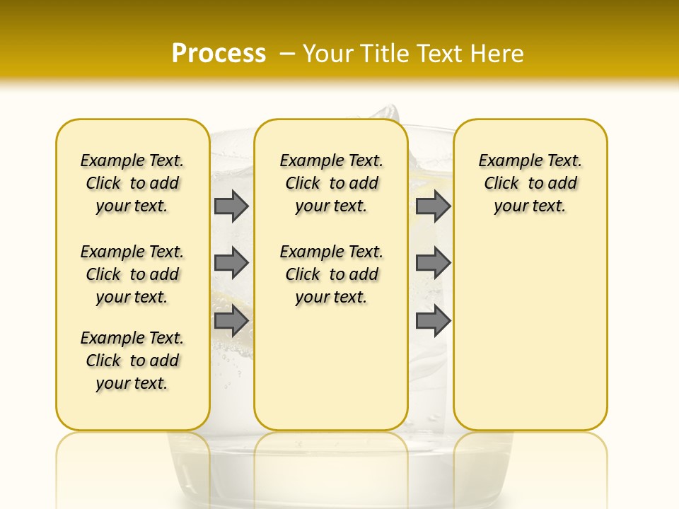 Cocktail Fresh Water PowerPoint Template