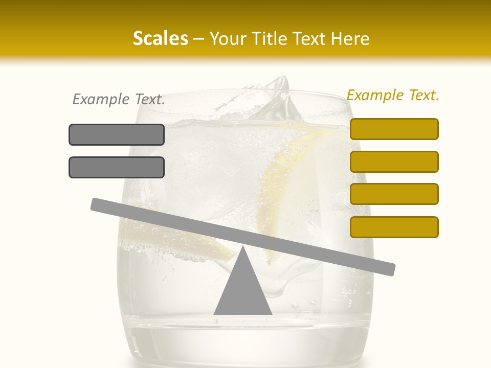 Cocktail Fresh Water PowerPoint Template