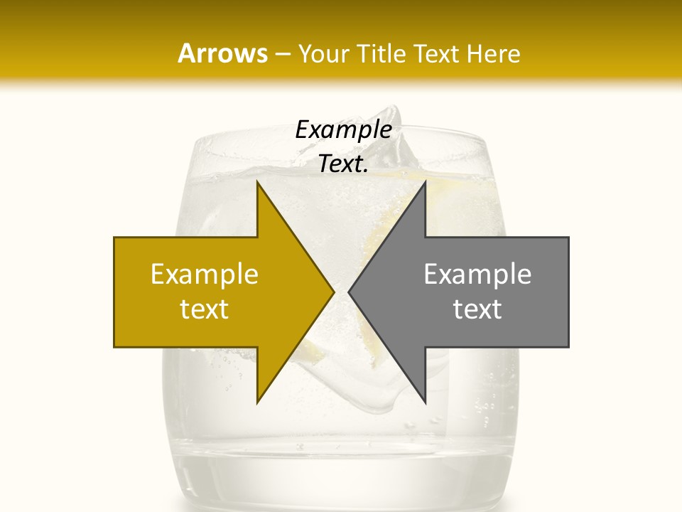 Cocktail Fresh Water PowerPoint Template