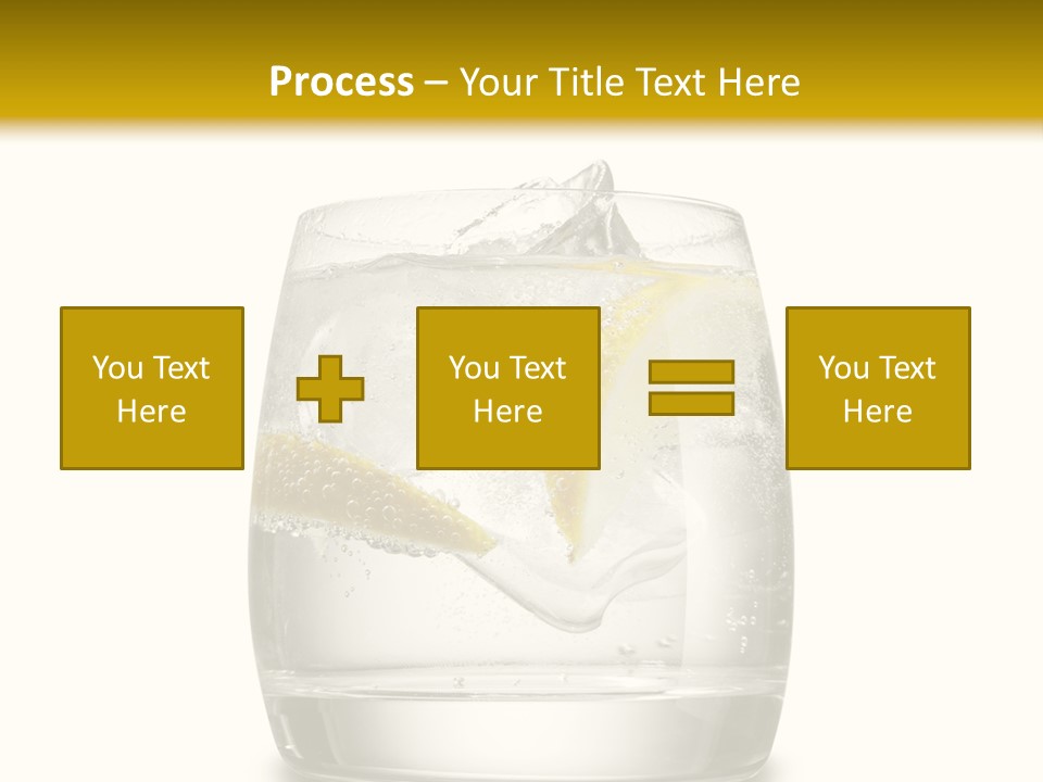 Cocktail Fresh Water PowerPoint Template