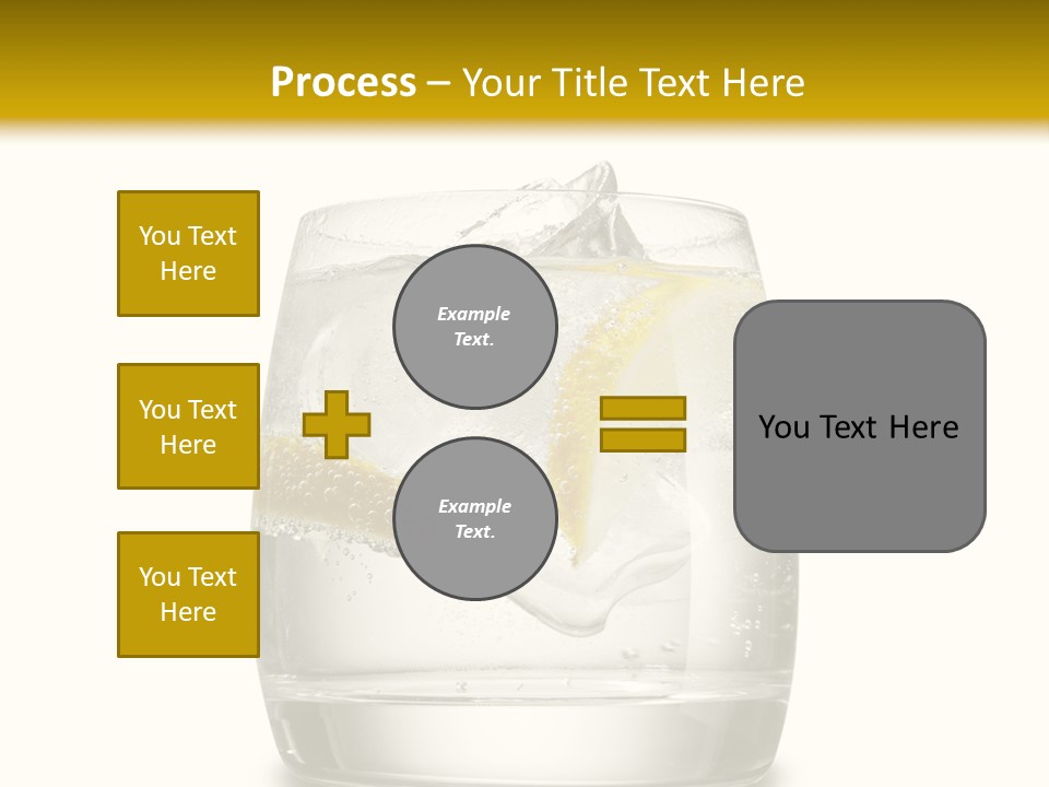 Cocktail Fresh Water PowerPoint Template