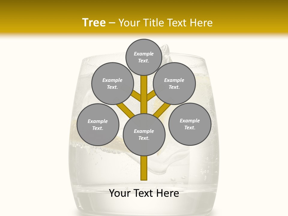 Cocktail Fresh Water PowerPoint Template