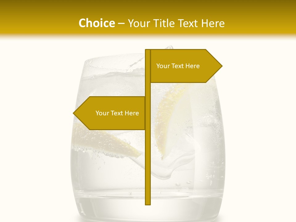 Cocktail Fresh Water PowerPoint Template