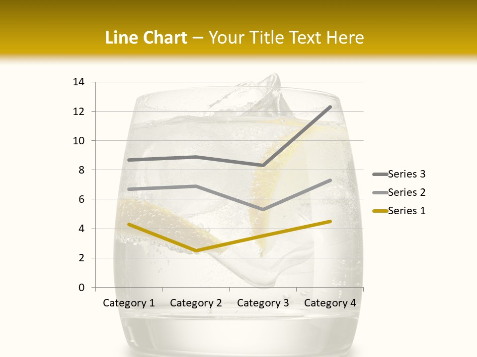 Cocktail Fresh Water PowerPoint Template