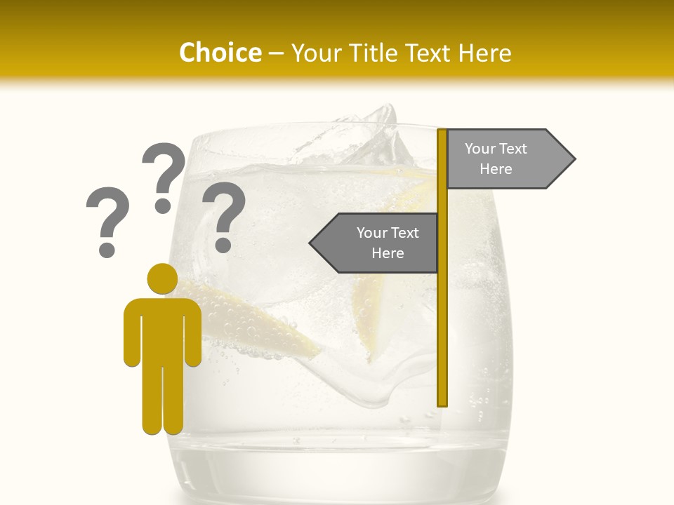 Cocktail Fresh Water PowerPoint Template