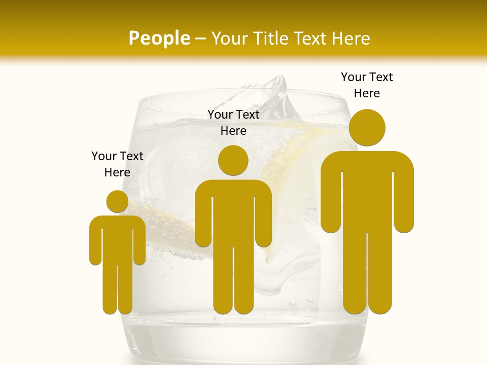 Cocktail Fresh Water PowerPoint Template