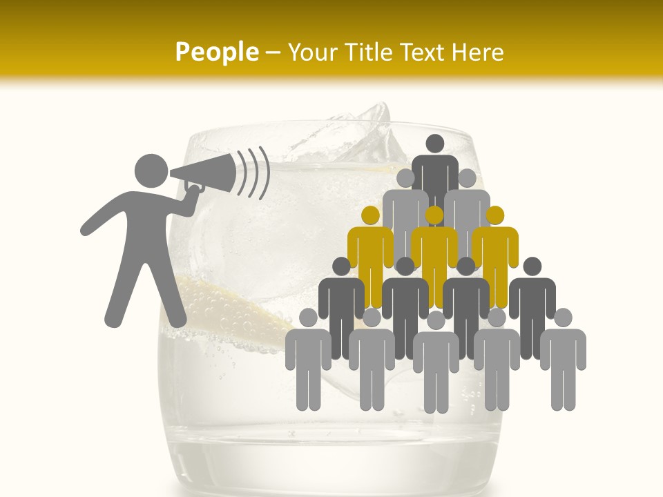 Cocktail Fresh Water PowerPoint Template