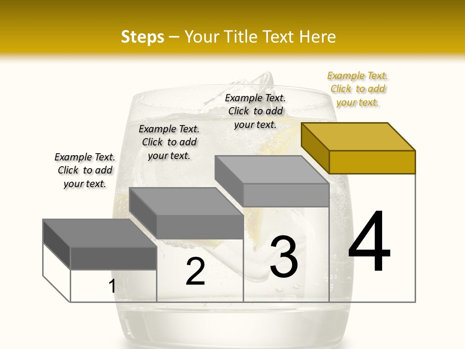 Cocktail Fresh Water PowerPoint Template