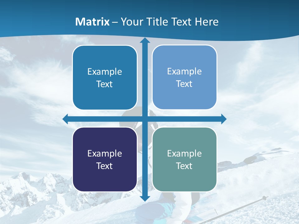 Male Winter Active PowerPoint Template