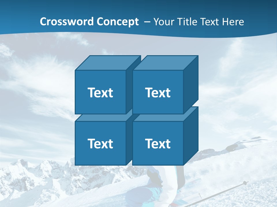 Male Winter Active PowerPoint Template