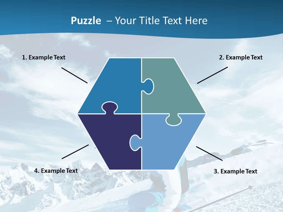 Male Winter Active PowerPoint Template