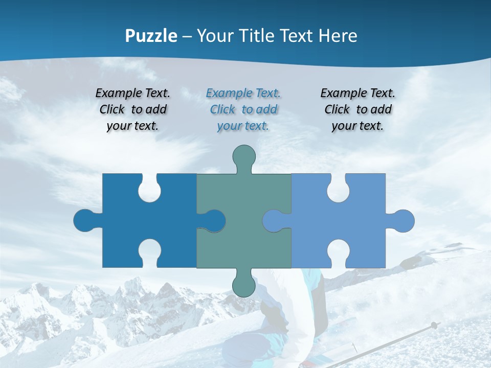 Male Winter Active PowerPoint Template