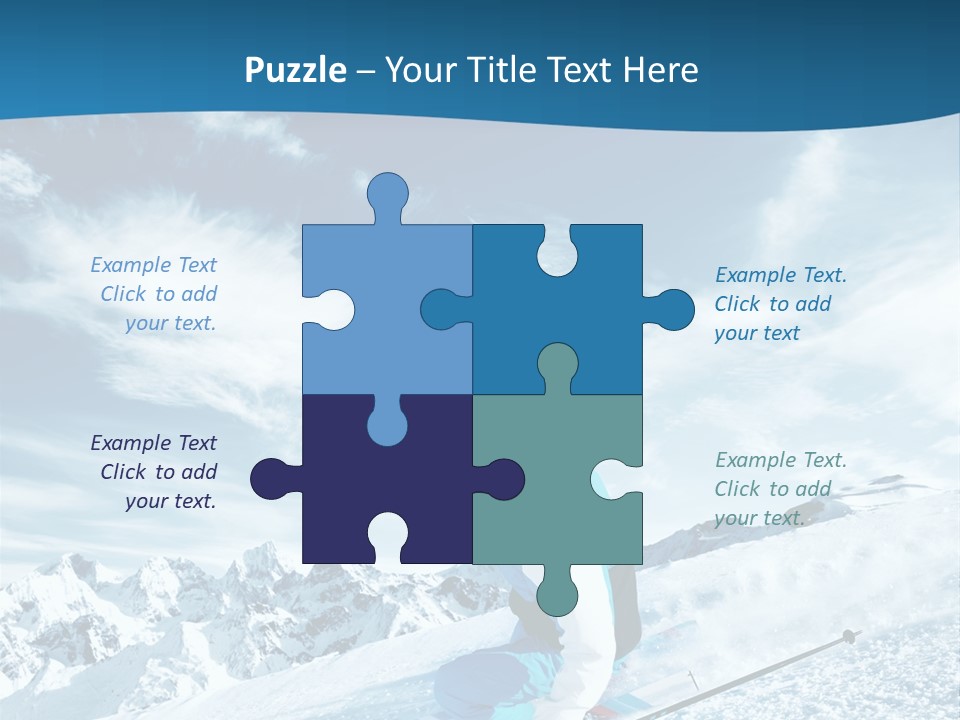 Male Winter Active PowerPoint Template