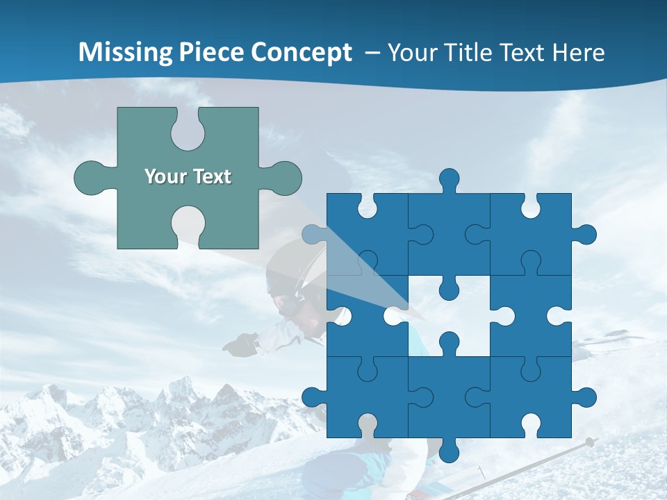Male Winter Active PowerPoint Template