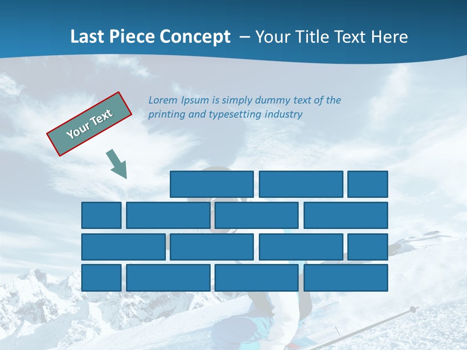 Male Winter Active PowerPoint Template