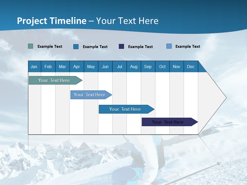 Male Winter Active PowerPoint Template