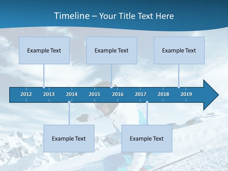 Male Winter Active PowerPoint Template