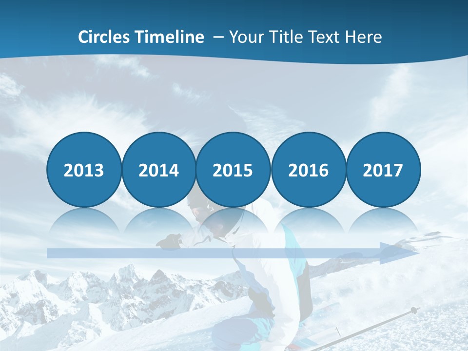 Male Winter Active PowerPoint Template